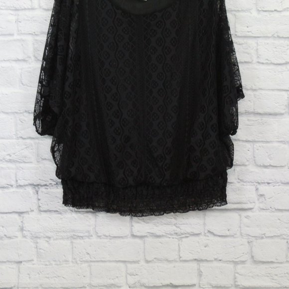 ULTRA PINK Lace Flowing Top Shirt Blouse Size 2X - Picture 3 of 8